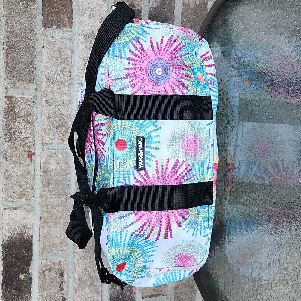 Yak Pak - Colorful Small Starburst Duffle/Gym Bag